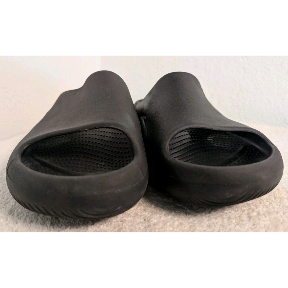Crocs Unisex-Adult Mellow Recovery Slides Mens 9 Womens 11 Black - Picture 2 of 9